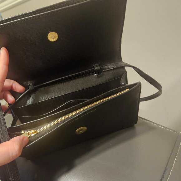 Lauren Ralph Lauren Black Leather Bag - Picture 2 of 2